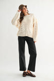 Fringe Cable Sweater