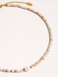 Swank Non-Tarnish Boho Beaded Pearl Necklace