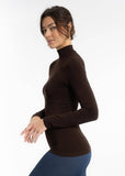 One Size | Signature Stretch Long Sleeve Mockneck Turtleneck (MANY COLORS)