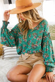 Meggie Floral V Neck Top