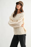 Fringe Cable Sweater
