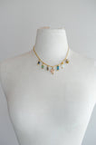 Jill Colorful Beaded Charm Necklace