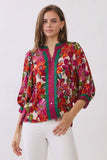 Alanis Mixed Floral Blouse