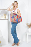 Red Blue Tiger Tote Bag