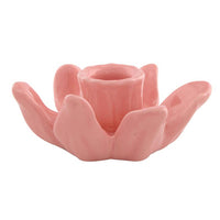 Pink Blossom Taper Candle Holder