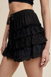 Ruffled Cora Lace Shorts