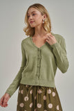 Essential Lace Trimmed Cardi