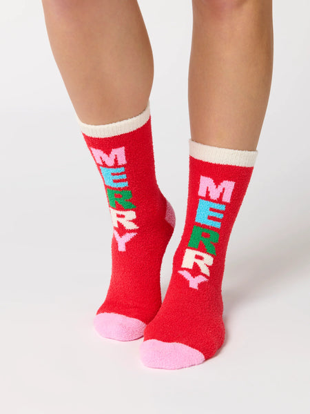 Merry Fuzzy Socks