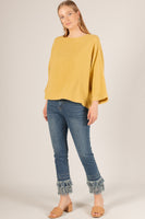 Ginger Cotton Gauze Top