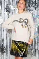 Tie A Bow Christmas Sweater