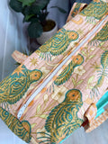 Quilted Weekender Duffle Bag - Sandstone Celestial Tiger