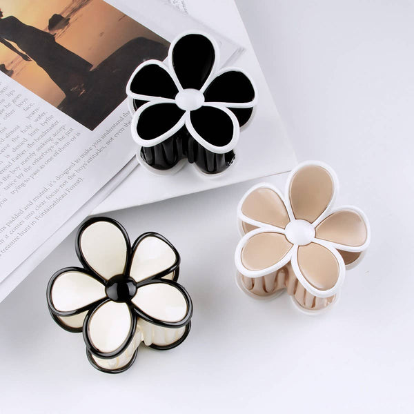 Cartoon Flower Claw Clip (Glossy)