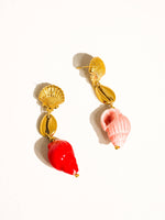 Nessa 18K Gold Non-Tarnish Shells Dangle Earring
