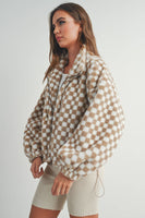 Checkered Teddy Fleece