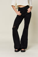 Judy Blue Distressed Flare Jeans (Website Exclusive)