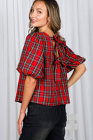 Holly Jolly Bow Blouse