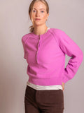 Buttonup Ribbed Hem Sweater (4 colors!)