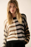 Contrast Striped Sweater