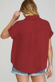 Essentials | Silky Drop Shoulder Top