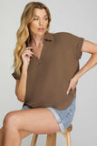 Essentials | Silky Drop Shoulder Top