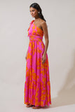 Pacey Floral Bayou One Shoulder Maxi Dress