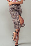 Savannah Leopard Midi Skirt