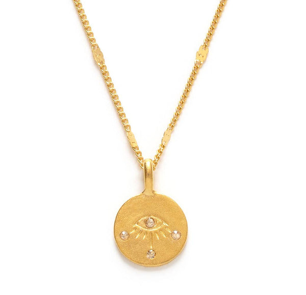 Eye of Protection Necklace (Crystal)