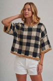 Gingham Maizie Sweater
