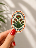 Not Like Other Girls Sticker, Venus Fly Trap