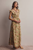 Beatrix Maxi Skirt: Sage Green