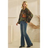 Camo Jacket with Tiger Print