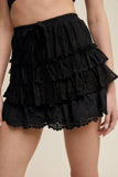Ruffled Cora Lace Shorts