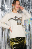 Tie A Bow Christmas Sweater