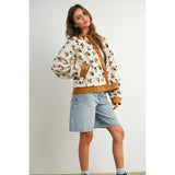 Floral Fleece Jacket