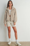 Checkered Teddy Fleece