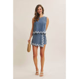 Visual Interest Mini Skirt