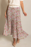 Chiffon Pleated Skirt