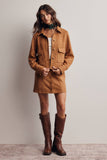 Alayna Suede Mini Skirt