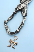 Handcrafted Scarf Interchangeable Charm Necklace