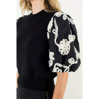 Embroidered Mirah Top