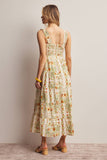 Floral Smocked Midi Dress