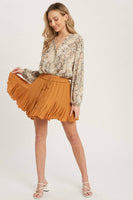 Ruffled Swing Skirt