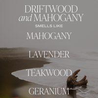 Driftwood and Mahogany Soy Candle
