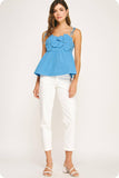 Rosie Flower Poplin Top