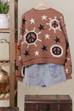 Stars + Peace Sweater