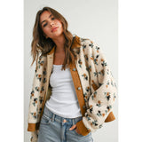 Floral Fleece Jacket