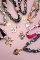 Handcrafted Scarf Interchangeable Charm Necklace