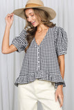 Dorothy Ann Gingham Top (Three Colors!)