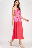 The Flora Cut Out Midi Dress (Two Colors!)