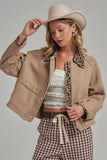 Loretta Leopard Barn Jacket